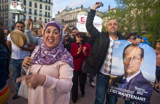 Francois Hollande'S Victory Celebration In Lyon, France